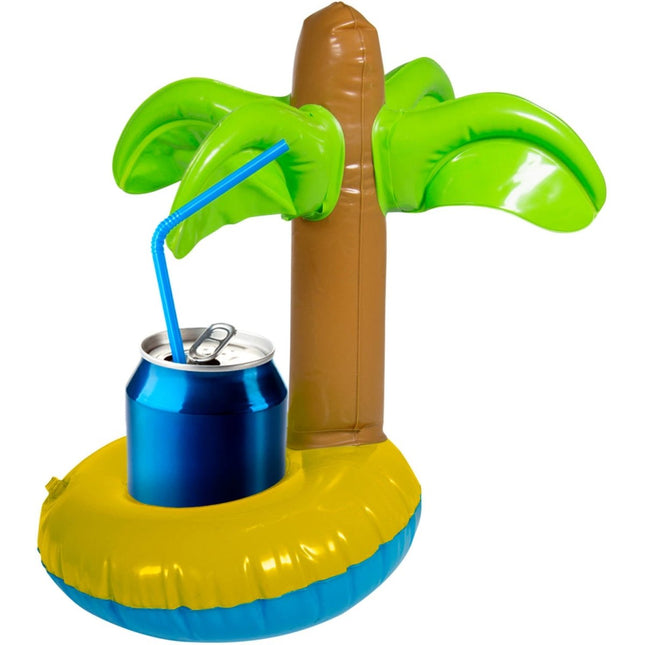 Opblaas Palmboom Bekerhouder 25cm van Folat koop je bij Partywinkel