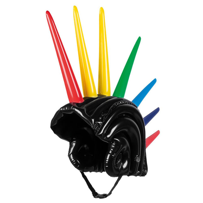 Opblaasbaar Spikes Helm 52cm van Boland koop je bij Partywinkel