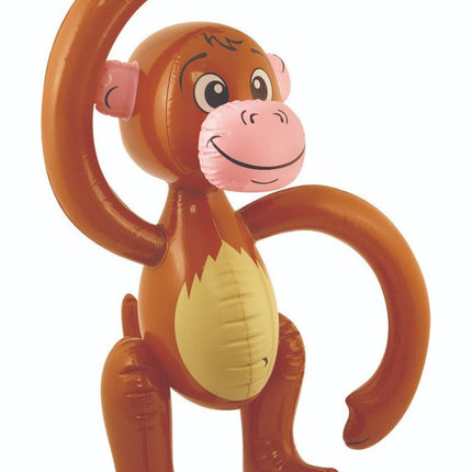 Opblaasbare Aap 58 cm van Partychimp koop je bij Partywinkel