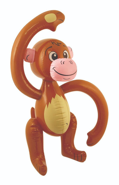 Opblaasbare Aap 58 cm van Partychimp koop je bij Partywinkel