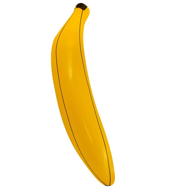 Opblaasbare Banaan 60 cm van Partychimp koop je bij Partywinkel
