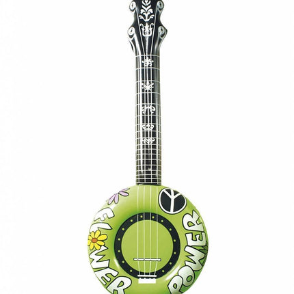 Opblaasbare Banjo Groen 83cm van Fiestas Guirca koop je bij Partywinkel