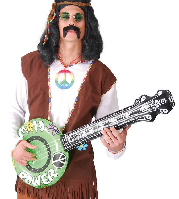 Opblaasbare Banjo Groen 83cm van Fiestas Guirca koop je bij Partywinkel