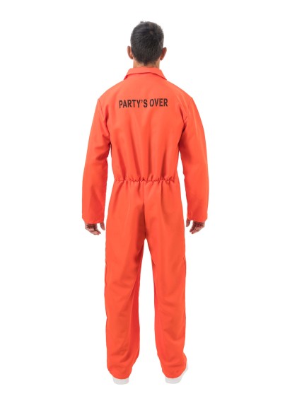 Men's Orange Prisoner Costume