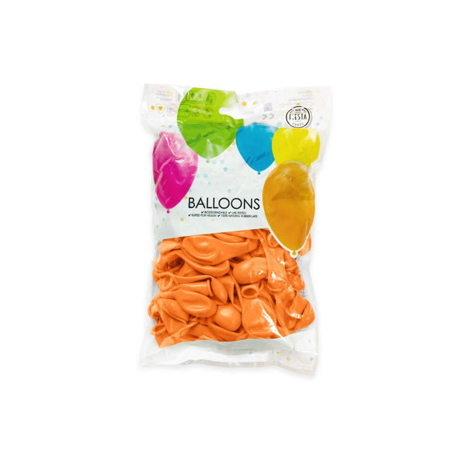 Oranje Ballonnen 13cm 100st van WeFiesta koop je bij Partywinkel
