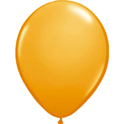 Oranje Ballonnen Latex Basic 30cm 10st van Folat koop je bij Partywinkel