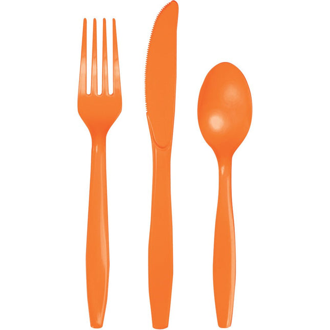 Oranje Bestek van Creative Converting koop je bij Partywinkel