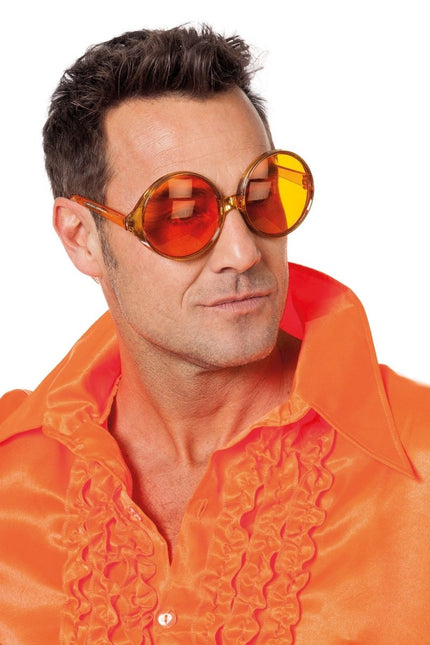 Oranje Bril 70'S van Wilbers & Wilbers koop je bij Partywinkel