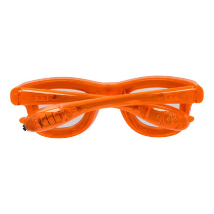 Oranje Bril Met Led van Boland koop je bij Partywinkel