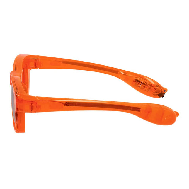 Oranje Bril Met Led van Boland koop je bij Partywinkel