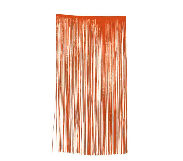 Oranje Deurgordijn Folie 2m van Fiestas Guirca koop je bij Partywinkel