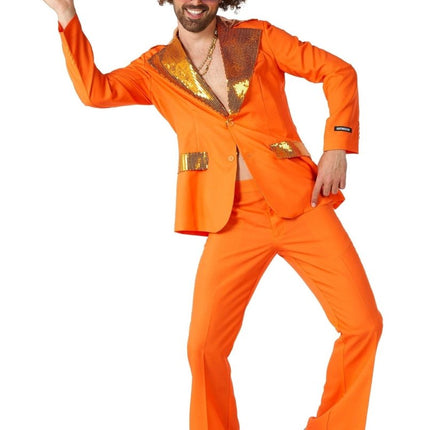 Oranje Disco Pak Heren Suitmeister van Suitmeister koop je bij Partywinkel