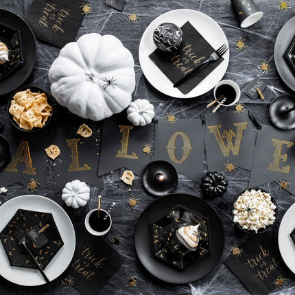 Oranje Halloween Letterslinger 1,75m van Partydeco koop je bij Partywinkel