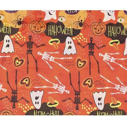 Oranje Halloween Tafelkleed Spoken 1,77m van Fiestas Guirca koop je bij Partywinkel