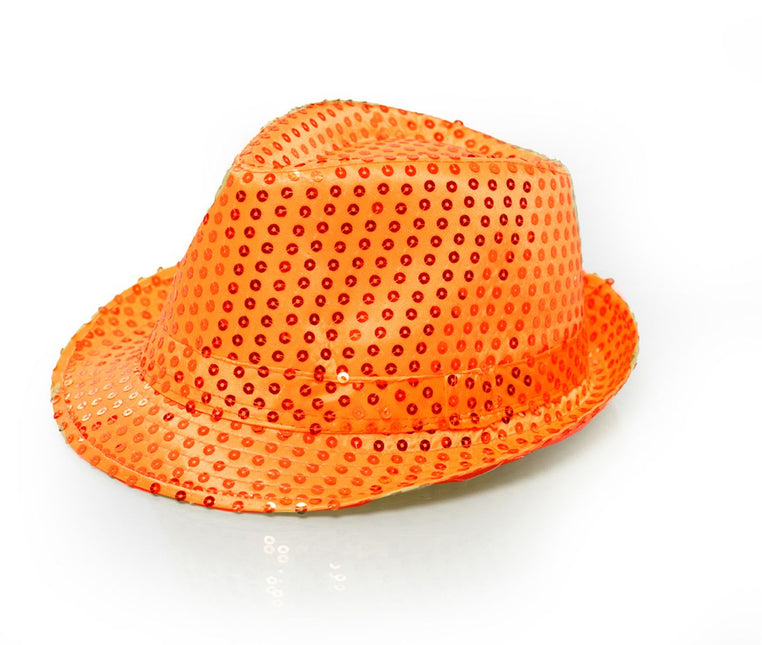 Oranje Hoed Pailletten van Partychimp koop je bij Partywinkel
