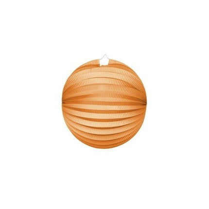 Oranje Lampion 25cm van WeFiesta koop je bij Partywinkel