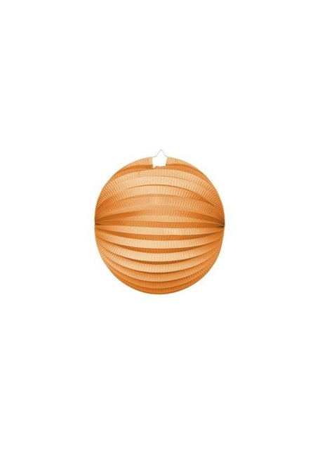 Oranje Lampion 25cm van WeFiesta koop je bij Partywinkel