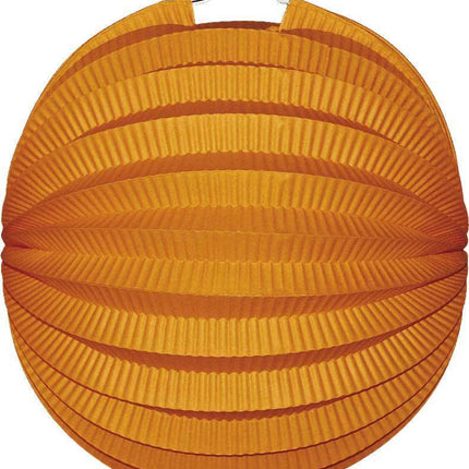 Oranje Lampion Bol 23cm van Haza Witbaard koop je bij Partywinkel
