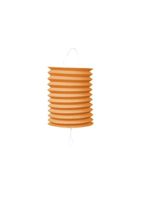 Oranje Lampion Trek 16cm van WeFiesta koop je bij Partywinkel