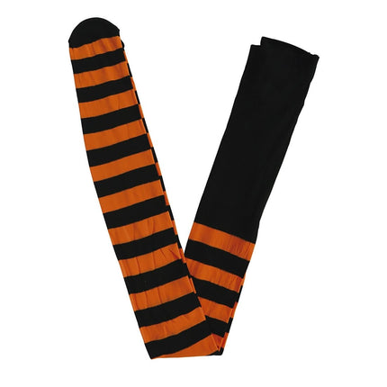 Oranje Legging Gestreept van Fiestas Guirca koop je bij Partywinkel