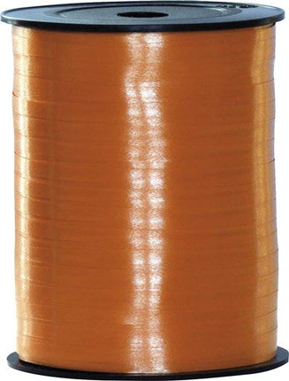 Oranje Lint 5Mm Metallic 500m van Haza Witbaard koop je bij Partywinkel