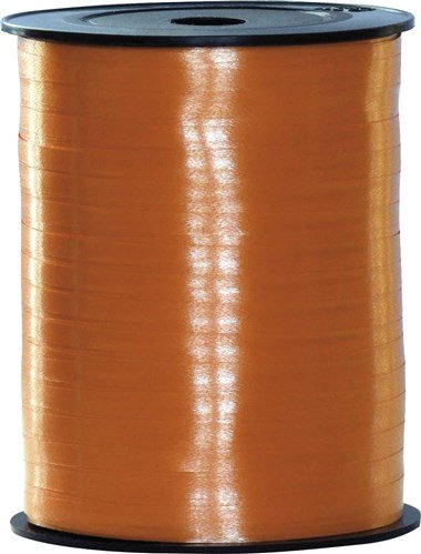 Oranje Lint 5Mm Metallic 500m van Haza Witbaard koop je bij Partywinkel