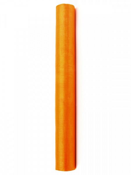 Oranje Organza Rol 36cm 9m van Partydeco koop je bij Partywinkel