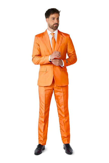 Oranje Pak Heren Suitmeister van Suitmeister koop je bij Partywinkel