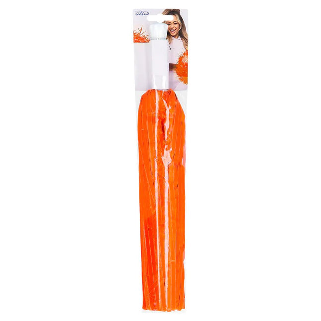 Oranje Pompom 34cm van Boland koop je bij Partywinkel