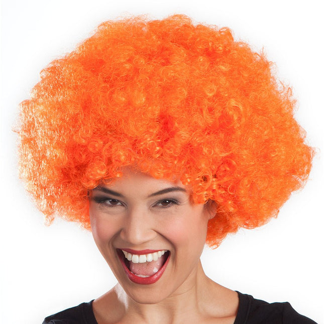 Oranje Pruik Groove van Boland koop je bij Partywinkel