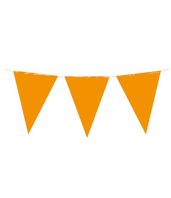 Oranje Slinger Plastic 10m van Paper Dreams koop je bij Partywinkel
