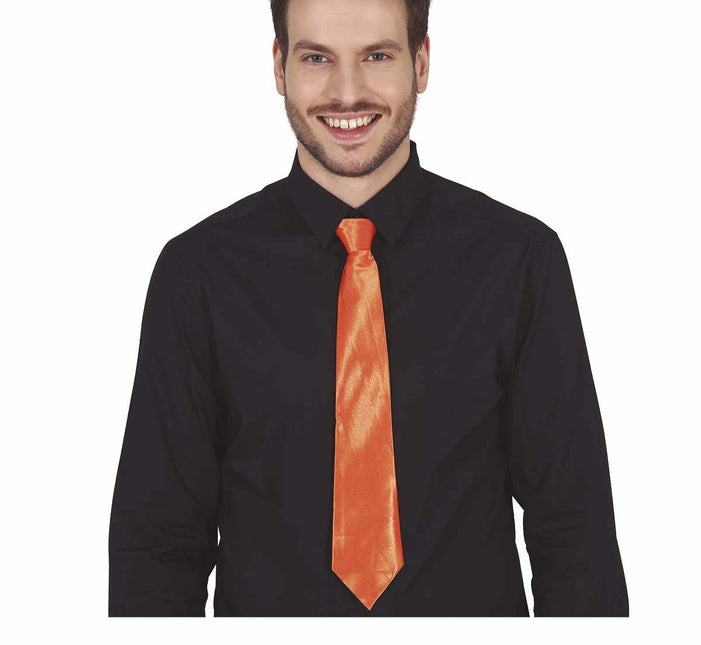 Oranje Stropdas 40cm van Fiestas Guirca koop je bij Partywinkel