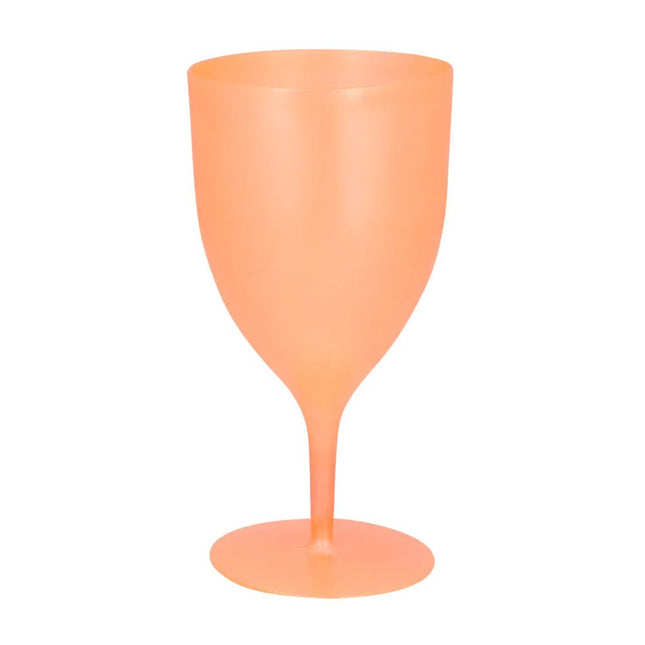 Oranje Wijnglas 350ml van Boland koop je bij Partywinkel