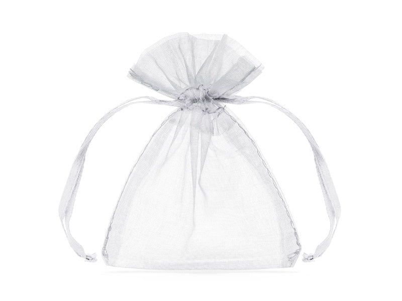 Organa Zakjes Wit 10cm 10st van Partydeco koop je bij Partywinkel