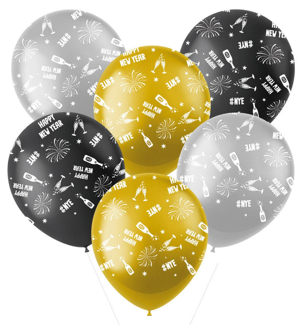 Oud En Nieuw Ballonnen 6st van Folat koop je bij Partywinkel