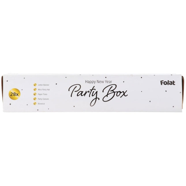 Oud En Nieuw Feest Pakket 28 delig van Folat koop je bij Partywinkel