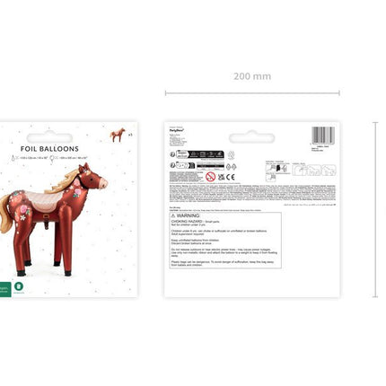 Paard Airwalker Leeg 1,10m van Partydeco koop je bij Partywinkel