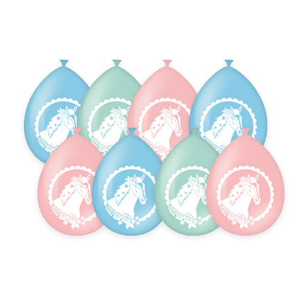 Paard Ballonnen 30cm 8st van Paper Dreams koop je bij Partywinkel