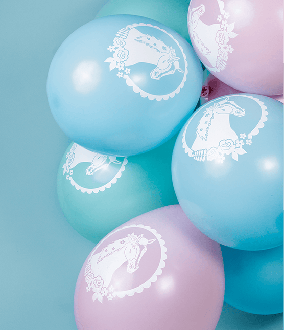 Paard Ballonnen 30cm 8st van Paper Dreams koop je bij Partywinkel