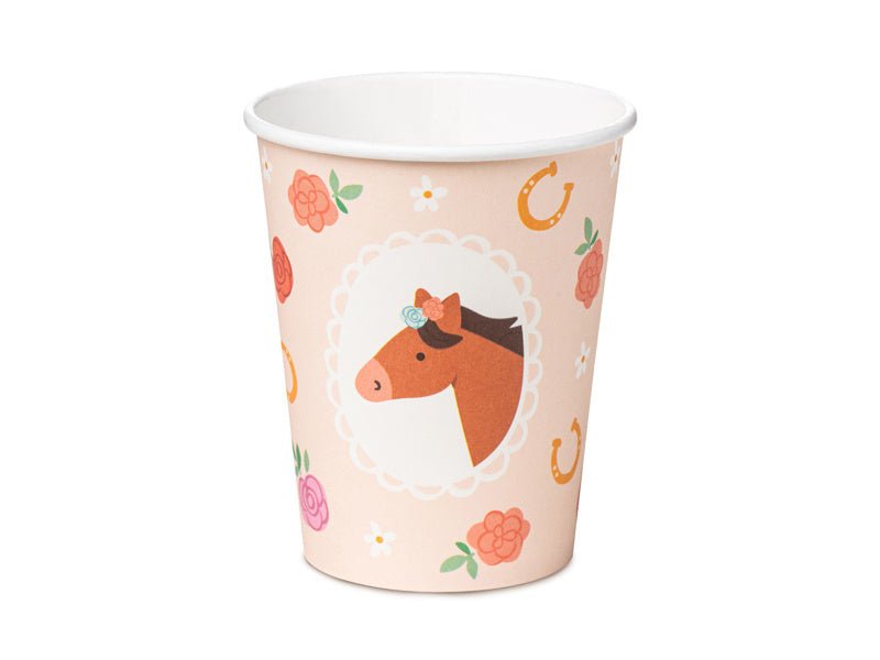 Paard Bekers 220ml 6st van Partydeco koop je bij Partywinkel