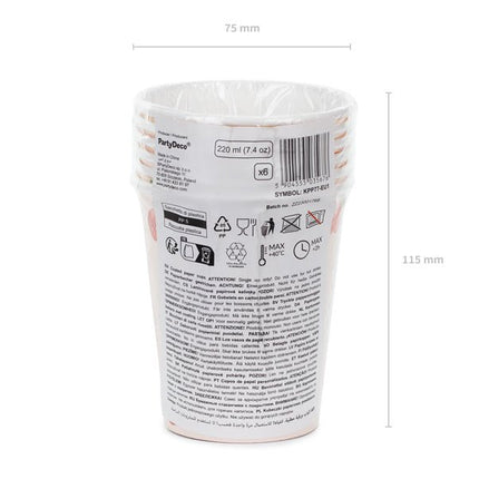 Paard Bekers 220ml 6st van Partydeco koop je bij Partywinkel