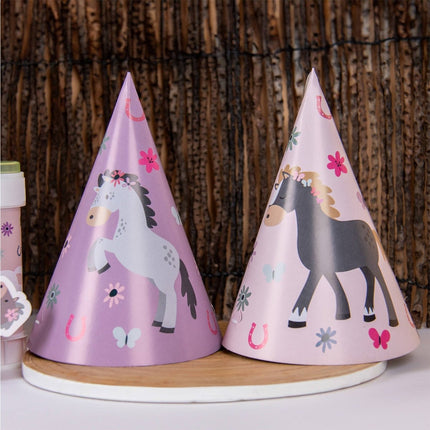 Paard Feesthoedjes 16cm 6st van Folat koop je bij Partywinkel