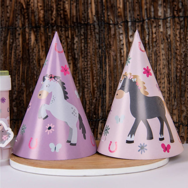 Paard Feesthoedjes 16cm 6st van Folat koop je bij Partywinkel