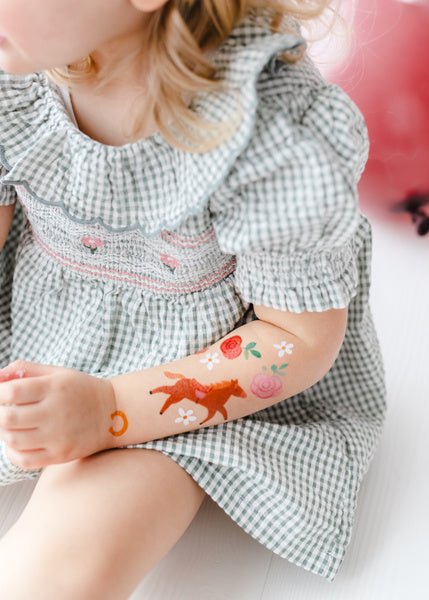 Paard Nep Tattoos van Partydeco koop je bij Partywinkel