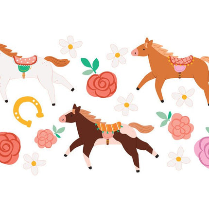 Paard Nep Tattoos van Partydeco koop je bij Partywinkel