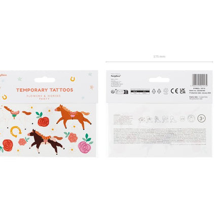 Paard Nep Tattoos van Partydeco koop je bij Partywinkel
