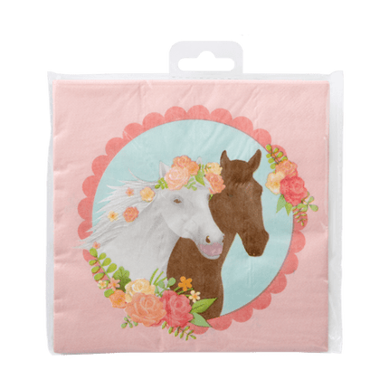 Paard Servetten 16cm 16st van Paper Dreams koop je bij Partywinkel