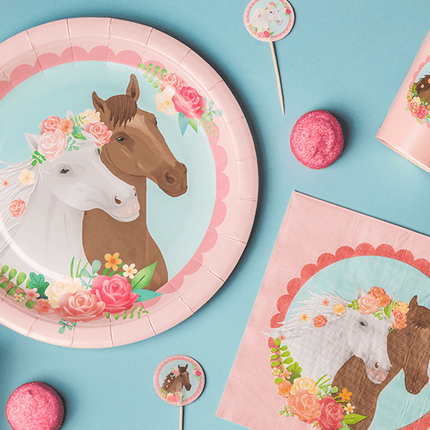 Paard Servetten 16cm 16st van Paper Dreams koop je bij Partywinkel