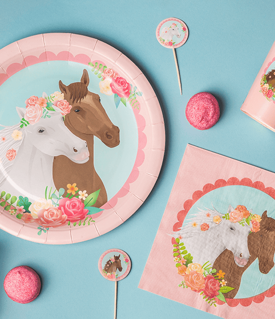 Paard Servetten 16cm 16st van Paper Dreams koop je bij Partywinkel