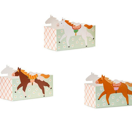 Paard Snackbakje 3st van Partydeco koop je bij Partywinkel